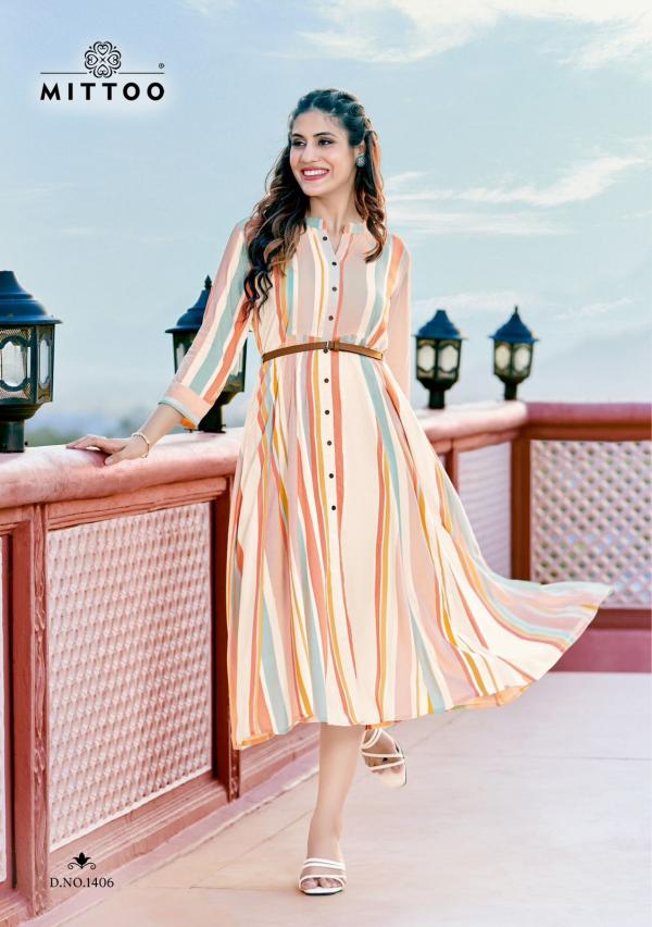 Mittoo Belt Vol 14 Fancy Rayon Printed Kurti Collection